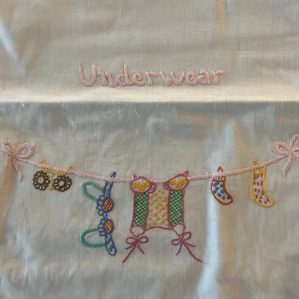 Lingerie Bag Embroidered